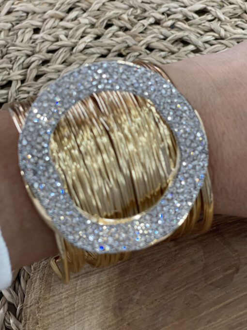 Pulsera Ancha Circulo